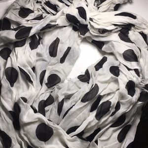 Polkadot Infinity Scarf